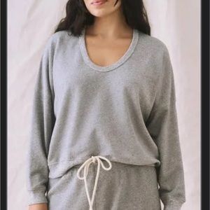 The U-Neck Teammate Sweatshirt. -- Varsity grey